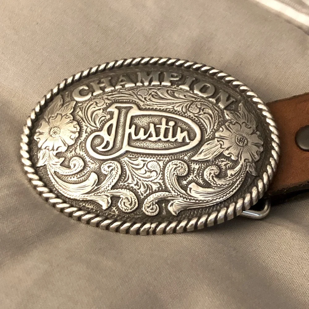 Justin Champion Kids Leather Belt